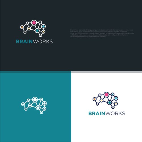 Design a logo for BrainWorks - a new AI company! Design by Ezra Design™