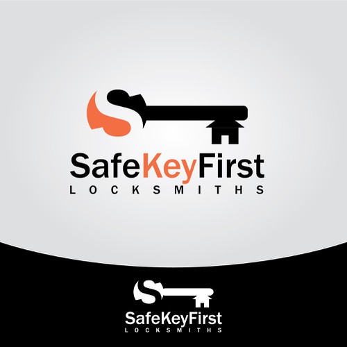 Safe Key First Locksmiths Logo Design Logo Design Contest