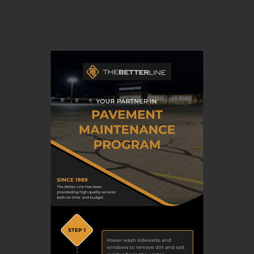 pavement maintenance Design by Canvas UI