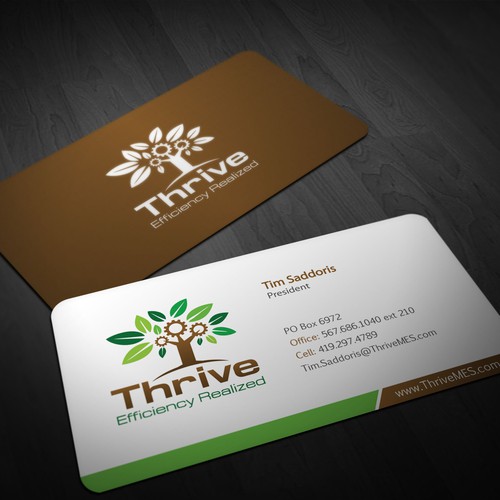 Create the next stationery for Thrive Diseño de DarkD