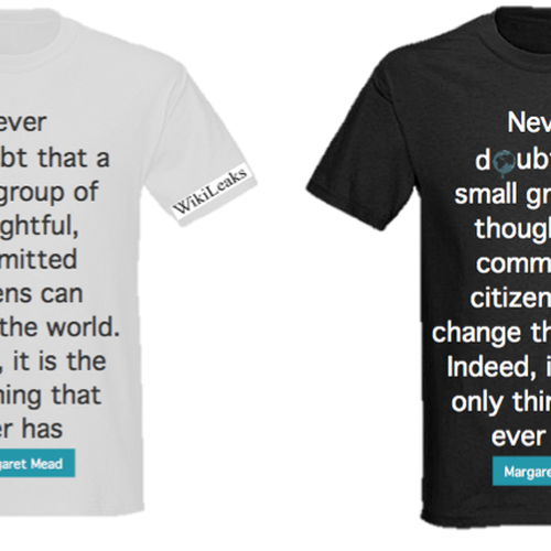 New t-shirt design(s) wanted for WikiLeaks Design von leie23
