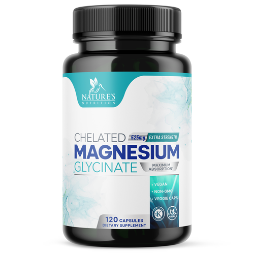 Natural Magnesium Glycinate Design needed for Nature's Nutrition Design by Encephalon™