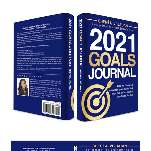 Design 10-Year Anniversary Version of My Goals Journal Diseño de praveen007
