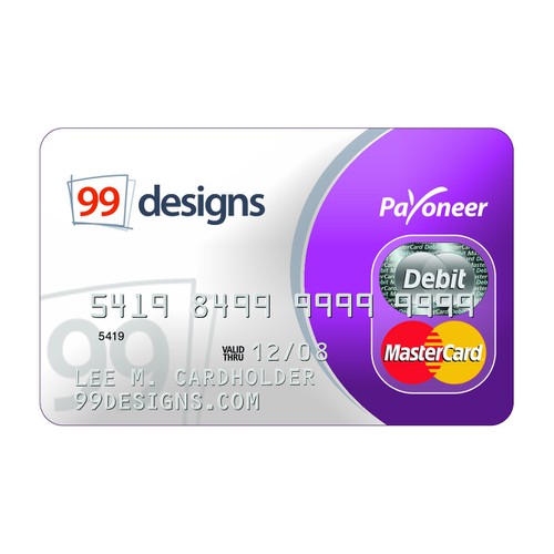 Prepaid 99designs MasterCard® (powered by Payoneer) Ontwerp door JIGM