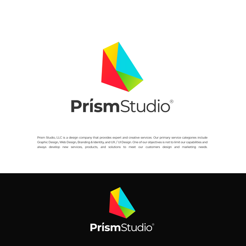 NEW creative logo design for Prism Studio Design by workhard_design