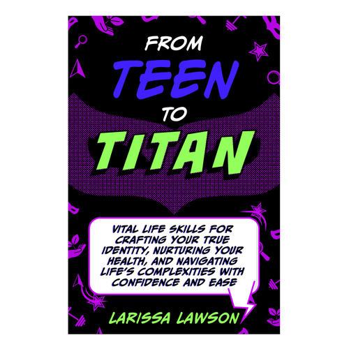 We need an awesome book cover for our book Design by Krestan Kühnen