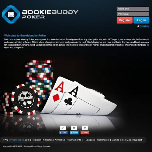 Landing Page Poker