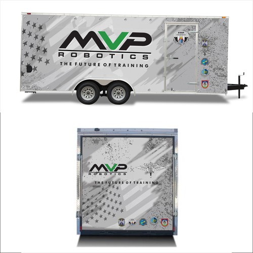 DESIGN A TRAILER WRAP FOR MILITARY ROBOTS - MVP ROBOTICS Design by dnite