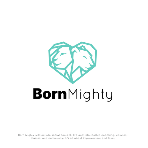 Bring “Born Mighty” Logo and Social To The Masses! Design by >>Jelena<<