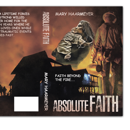 Inspirational Book Cover "Absolute Faith" Design by Martch