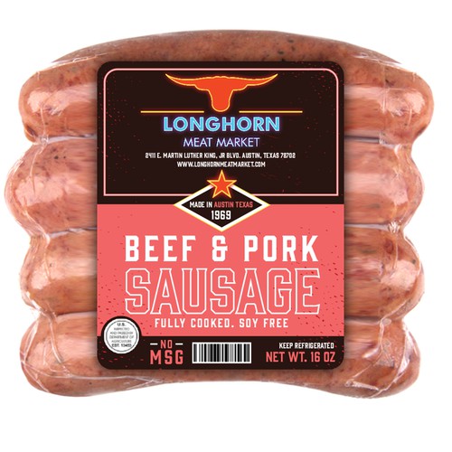 Smoked Sausage Label Design by Manthanshah