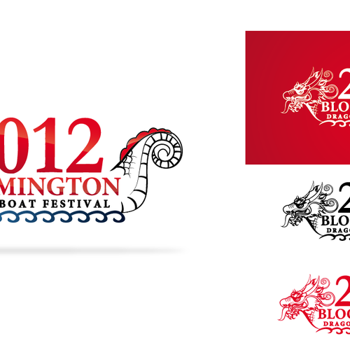 logo for Bloomington Dragon Boat Festival Design by TokyoBrandHouse_