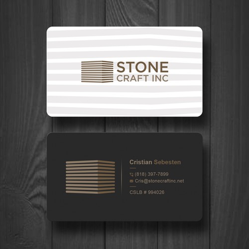 Business Card - Stone Craft Design by PAPRI802030