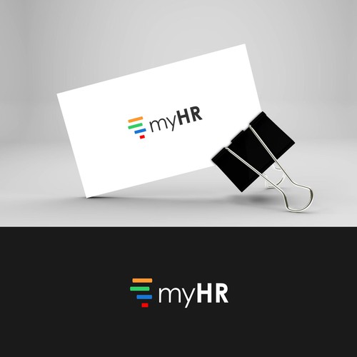 Create an awesome logo for myHR, the #1 HR Software in Luxembourg ! Design by Vhyn.dsg