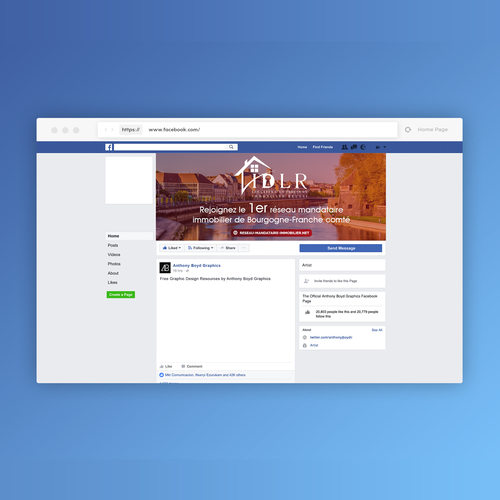 Facebook cover contest entry by AEI™