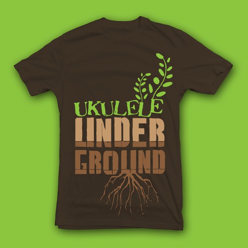 T-Shirt Design for the New Generation of Ukulele Players Design por justshandi