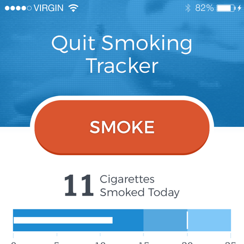 Quit Smoking app for Apple iPhone App design contest