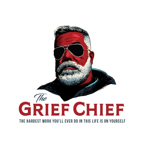 The Grief Chief. Help me make a design that will attract people/families that need help. Design by Happy Virus