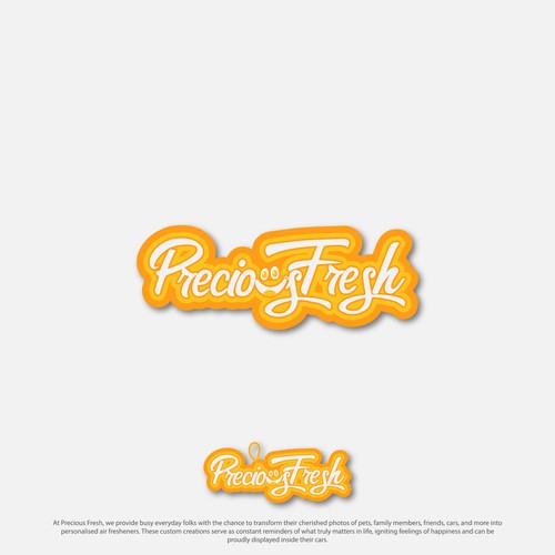 Create a Captivating Logo for Precious Fresh: Air fresheners that make you smile. Design by Divinehigh01