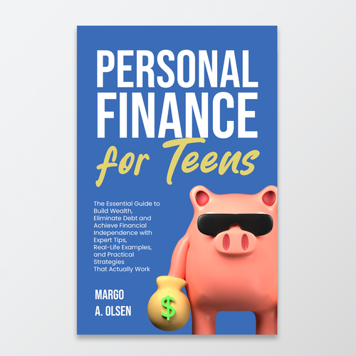 Cover design for a book about personal finance that will appeal to Gen Z Design by Lala_