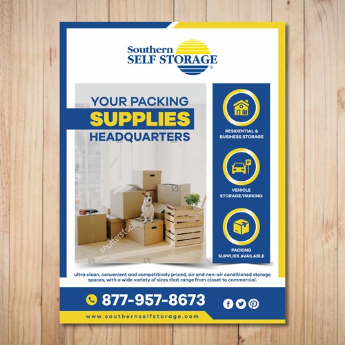 Self Storage Posters Design by Dzhafir