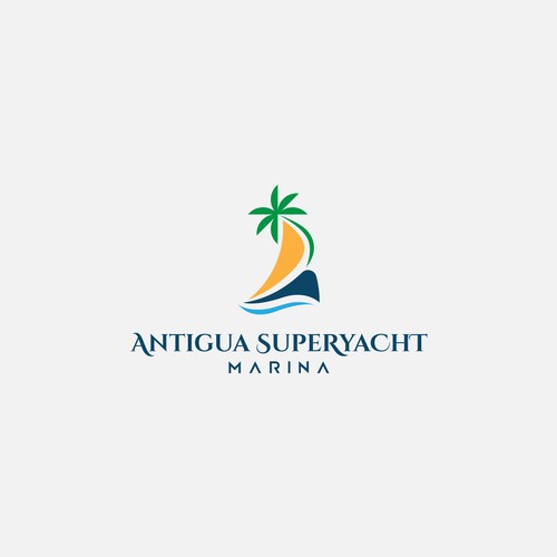 Logo for Antigua Superyacht Marina Design by Usersxp