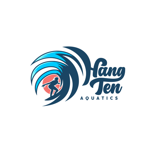 Hang Ten Aquatics . Motorized Surfboards YOUTHFUL Ontwerp door Vandi septiawan