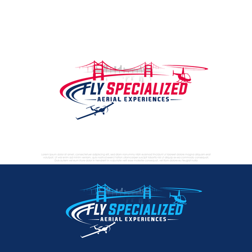 Helicopter | Aviation Company logo for flight experiences Diseño de Walco