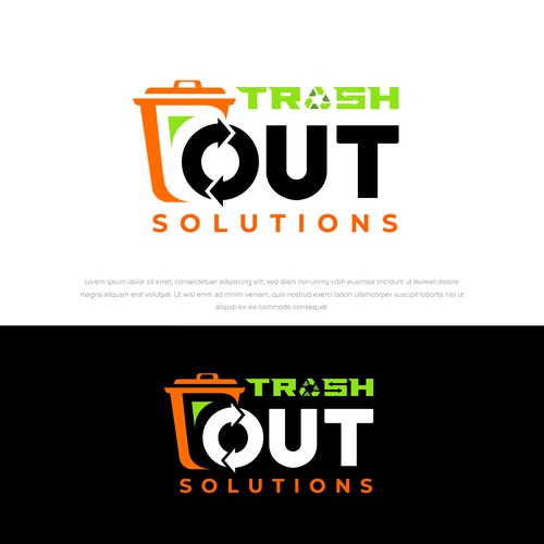 truck and company brand logo Fun and professional. Would like to incorporate a truck or trash can in the design Design by smitadesign