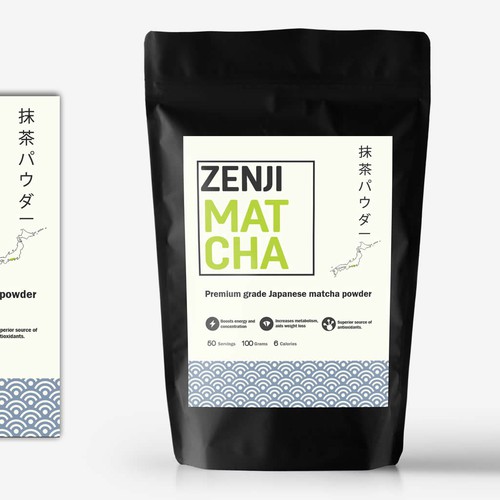 Japanese Matcha Product Needs Label - *GUARANTEED & BLIND* Ontwerp door cynemes