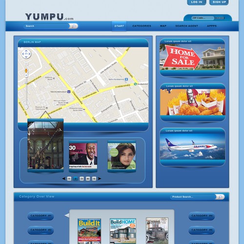 Design di Create the next website design for yumpu.com Webdesign  di r0naldosla