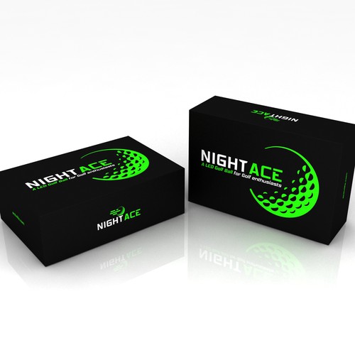 LED Golf ball box design Design by buds78