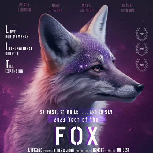 Design di Life360 2023 Year of the Fox Poster di Mahfuz Miah