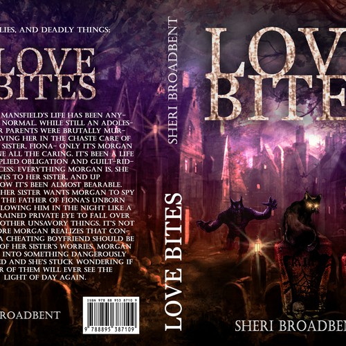 Vintage horror styled book cover Design by Biesse