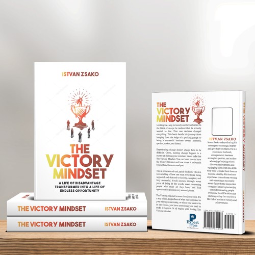 Design a powerful "Victory Mindset" book cover [no boring designers allowed!] Design by T.Primada