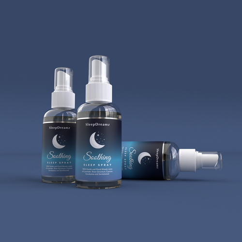 Sleep Spray label design for global Sleep brand Design by Tamara.D