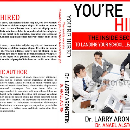 Create an e-book cover for "You're Hired"; a book for aspiring school leaders Design by T.Primada