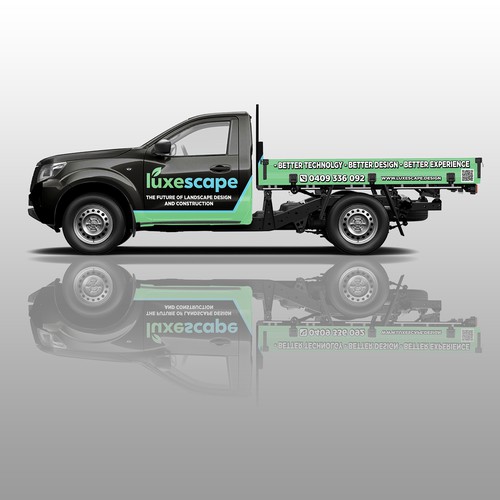 Design a luxury truck wrap for an innovative landscaping firm Design by A_Ndesign