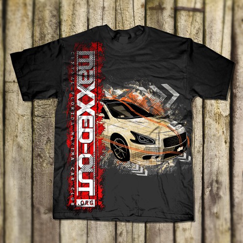 T-shirt design for car club (LOGO PROVIDED) Design von Mothrich