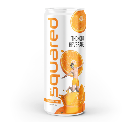 Clean - edgy beverage can for THC / CBD drink Design by SONUPARMAR