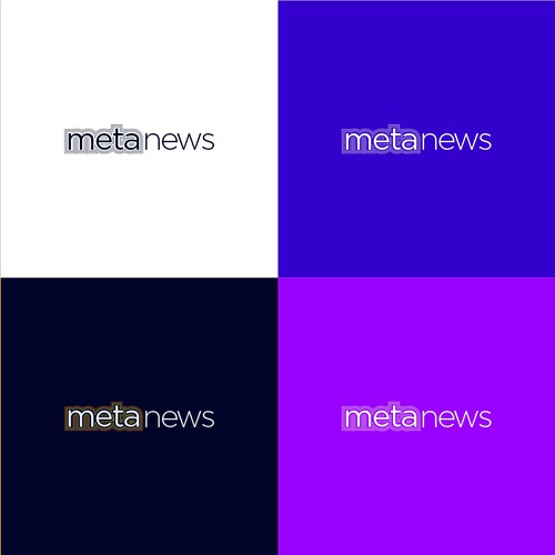Design a logo for a web3 News platform called MetaNews Design by AD's_Idea