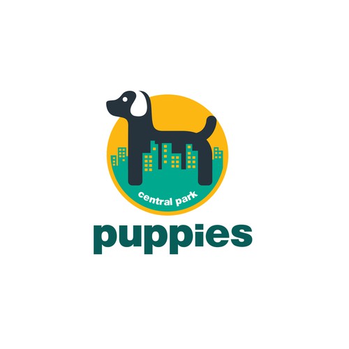 Design a heartfelt, modern logo for a brand that brings families and puppies together. Design by Vel66