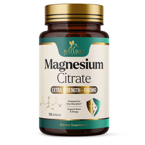 Premium Magnesium Citrate Design needed for Nature's Nutrition Design by UnderTheSea™