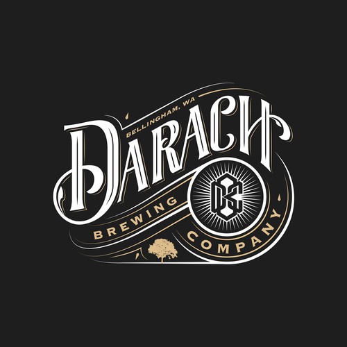 Design di Sophisticated Brewery logo incorporating oak elements di Willbe. Creative