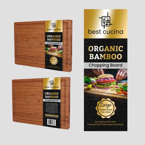 Bamboo Chopping Board Colour Card (2 Bamboo Chopping Board Models) Design by Rajith Shantha