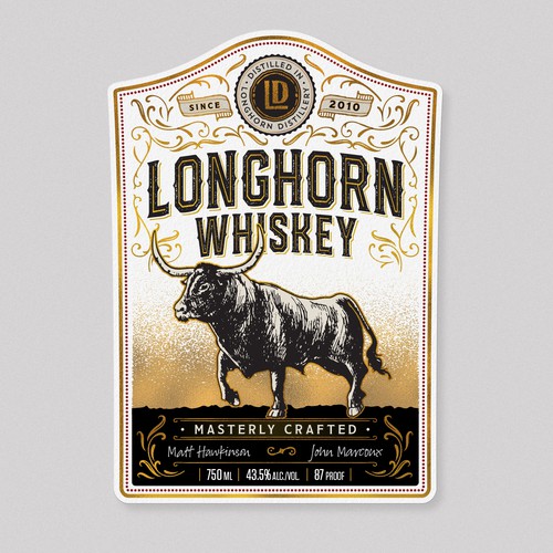 Whiskey Brand Logo and Bottle Design | Product packaging contest