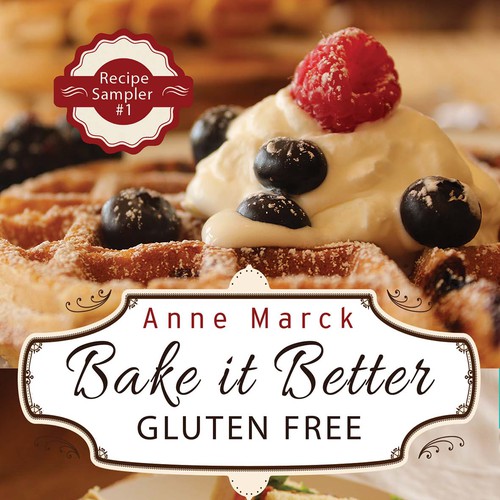 Design di Create a Cover for our Gluten-Free Comfort Food Cookbook di LilaM