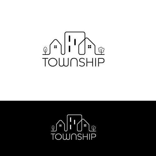 Logo design for new construction rental community of high-end townhomes Diseño de zainartz
