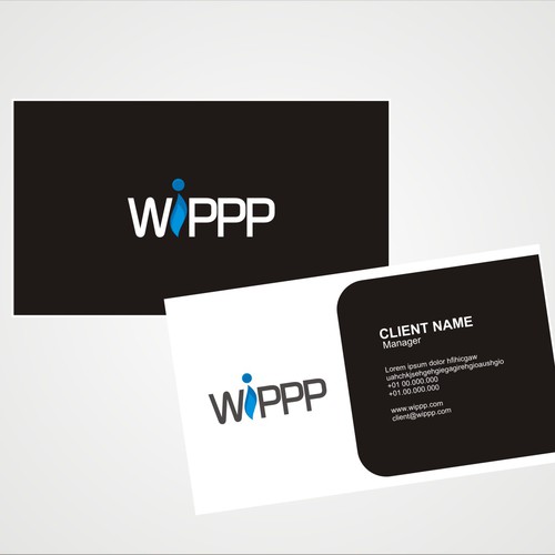 Create the next logo and business card for WiPPP Diseño de Pixelchamber01