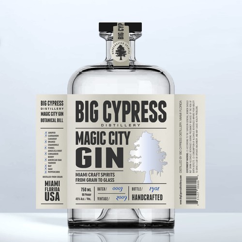 Label for whiskey or gin bottle | Etiquetas de contest | 99designs